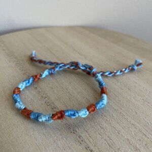 Noelani Bracelet, anklet, trendy, comfortable, tie, embroidery thread, woven, gi